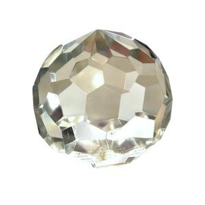 Vintage 💵 Crystal Prism Honeycomb Paperweight French-American Person